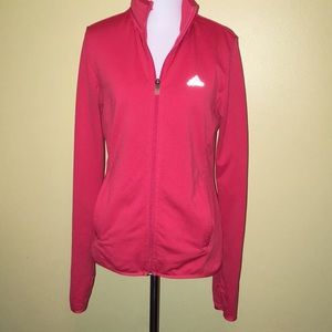Small Adidas warm-up jacket, pink color